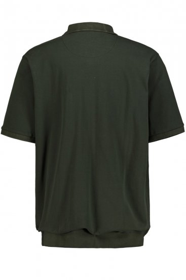 JP1880 712617 Poloshirt met buikpasvorm Donkerolijf - Polo shirts - Grote Maten Poloshirts Heren