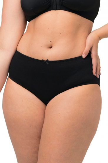 Ulla Popken 712882 Slips 2-pack Zwart - Slips - 