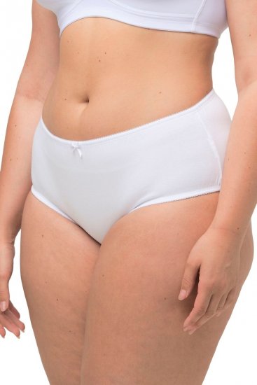 Ulla Popken 712882 Slips 2-pack Wit - Slips - 