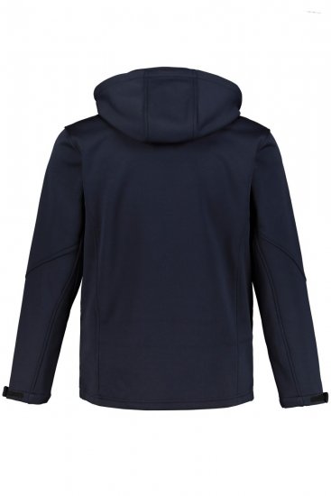 JP1880 Jacket Fleece Lined Softshell Navy - Jassen - Grote Maten Herenjassen