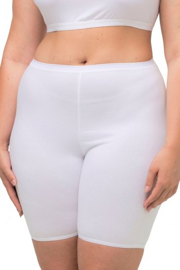 Ulla Popken 716595 Boxershorts met dijbescherming 3-pack Wit - Slips - 