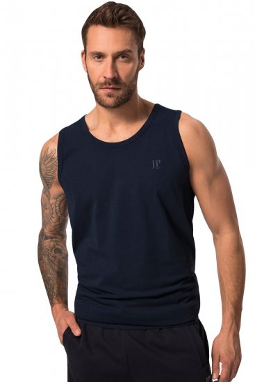 JP1880 719783 Tanktop met buikpasvorm Donkerblauw - T-shirts - Grote Maten T-shirts Heren