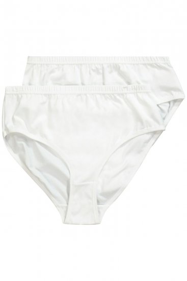 Ulla Popken 723498 Slips 2-pack Wit - Slips - 