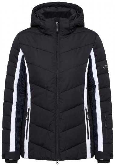 Ulla Popken 725348 Gewatteerde skijas Zwart - Skikleding - 