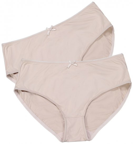 Ulla Popken 781658 Slips 2-pack Beige - Slips - 