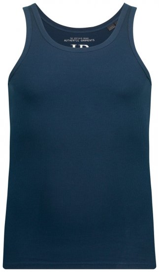 JP1880 782617 Geribbeld onderhemd Nachtblauw - Ondergoed & zwem - Grote Maten Ondergoed Heren