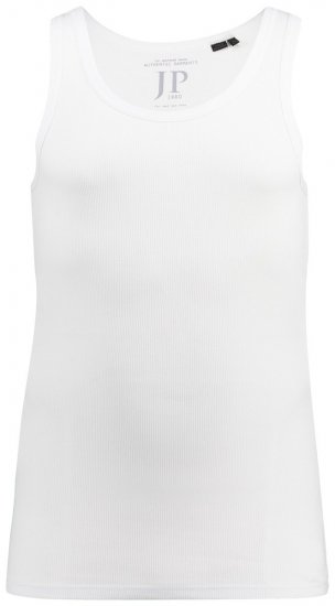JP1880 782617 Geribd onderhemd Wit TALL - TALL ondergoed & zwem - Ondergoed & Badkleding voor Lange Mannen