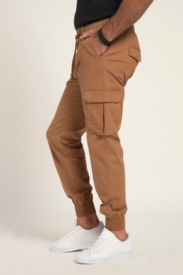 JP1880 782635 Cargobroek Karamelbruin - Jeans & broeken - Jeans & Broeken Grote Maten Heren