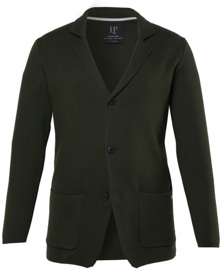 JP1880 Milano Flexnamic Gebreid colbert Donkerolijf - Pakken - Grote Maten Kostuum Heren