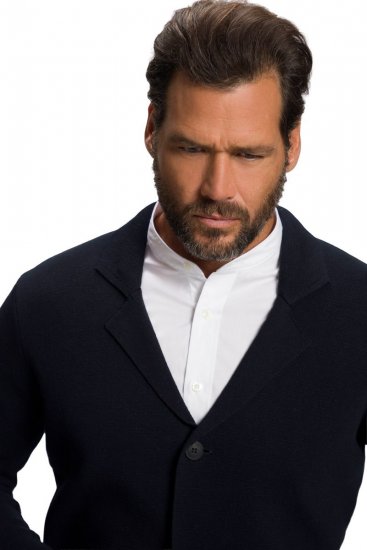 JP1880 Jacket Business Flexnamic Milano Navy - Pakken - Grote Maten Kostuum Heren