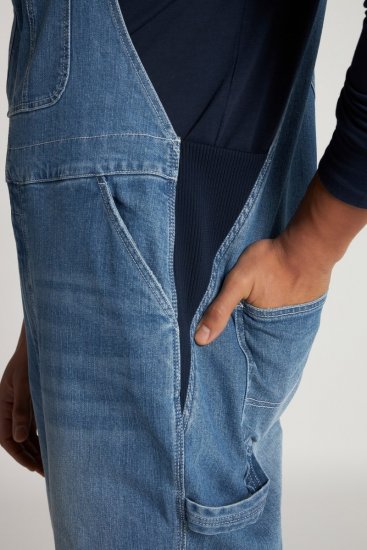 JP1880 Dungarees Denim Adjustable Straps Blue - Jeans & broeken - Jeans & Broeken Grote Maten Heren