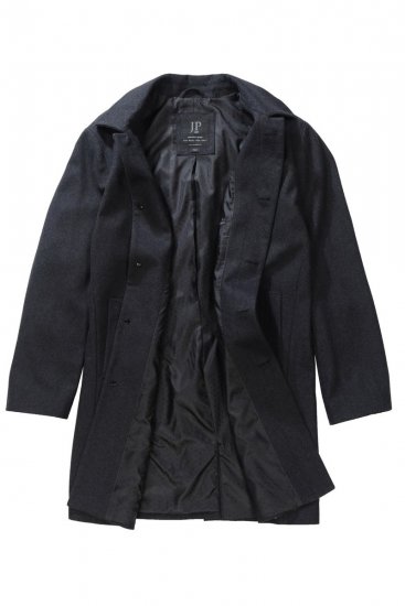 JP1880 795116 Waterafstotende jas van wolmix Antraciet TALL - TALL jassen - Jassen in TALL-maten