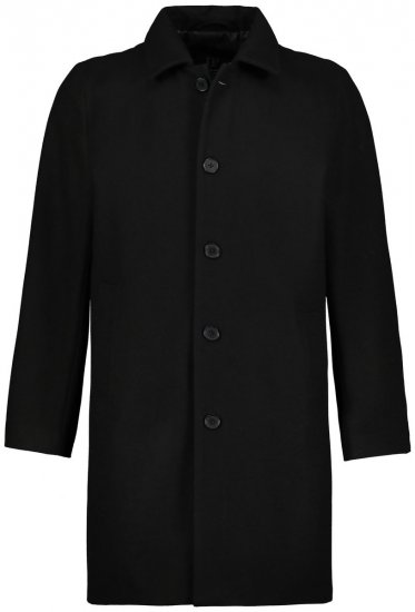 JP1880 795116 Waterafstotende jas van wolmix Zwart TALL - TALL jassen - Jassen in TALL-maten