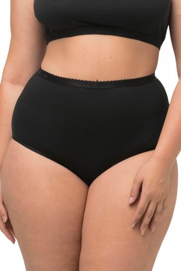 Ulla Popken 795269 Slips 3-pack Zwart - Slips - 