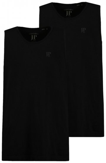 JP1880 796858 Tanktop 2-pack Zwart - T-shirts - Grote Maten T-shirts Heren