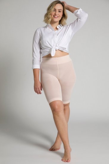 Ulla Popken 799278 Anti-schuur shorts Oranje - Anti-schuur shorts - 