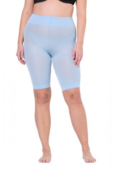 Ulla Popken 799278 Anti-schuur shorts Lichtblauw - Anti-schuur shorts - 
