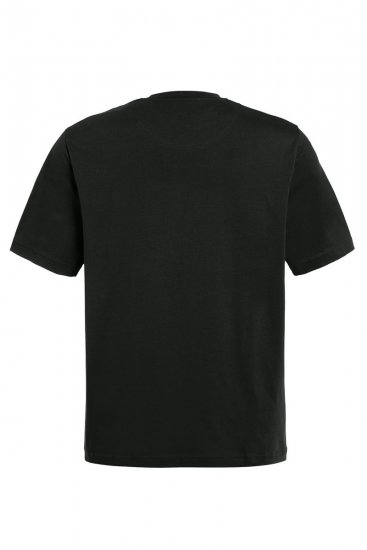 JP1880 799997 T-shirt met borstzak Zwart - T-shirts - Grote Maten T-shirts Heren