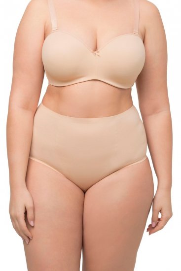 Ulla Popken 800498 Corrigerende slip met hoge taille Champagne - Shapewear - 