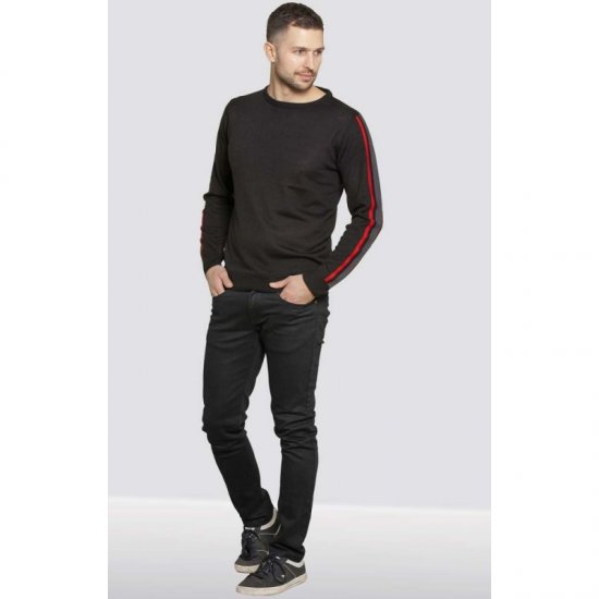 D555 Orlando Sweater Black - Sweaters & hoodies - Sweaters & Hoodies Grote Maten Heren