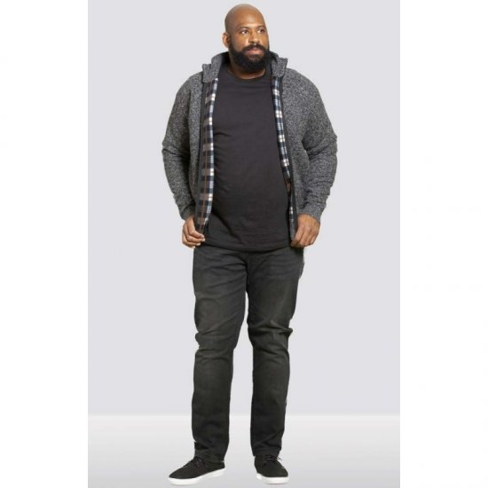 D555 Braxton Sweater Charcoal - Sweaters & hoodies - Sweaters & Hoodies Grote Maten Heren
