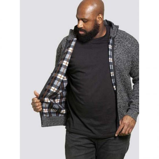 D555 Braxton Sweater Charcoal - Sweaters & hoodies - Sweaters & Hoodies Grote Maten Heren
