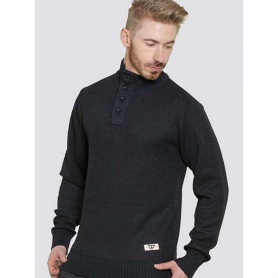 D555 Zane Sweater Navy - Sweaters & hoodies - Sweaters & Hoodies Grote Maten Heren