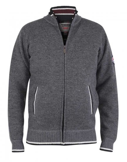 D555 Blyford Jumper With Bonded Fleece Lining And Pocket - Sweaters & hoodies - Sweaters & Hoodies Grote Maten Heren