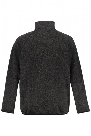 Jay-Pi 802394 Gebreid fleecejack Zwart TALL - TALL jassen - Jassen in TALL-maten