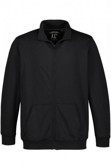 JP1880 802933 Joggingpak met jack en broek Zwart - Trainingspakken - Heren trainingspakken in grote maten