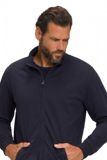 JP1880 802933 Joggingpak met jack en broek Donkerblauw - Trainingspakken - Heren trainingspakken in grote maten
