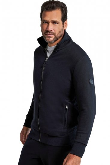 Jay-Pi 804180 Sweatvest met opstaande kraag Zwart - Sweaters & hoodies - Sweaters & Hoodies Grote Maten Heren