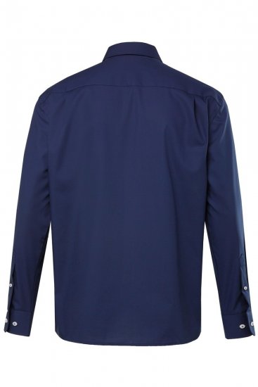 JP1880 Shirt Business Long Sleeve Navy - Hemden - Overhemden Grote Maten Heren