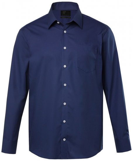 JP1880 804890 Strijkvrij business-overhemd lange mouw Donkerblauw TALL - TALL hemden - Hemden in TALL-lengte