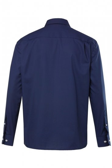 JP1880 804890 Strijkvrij business-overhemd lange mouw Donkerblauw TALL - TALL hemden - Hemden in TALL-lengte