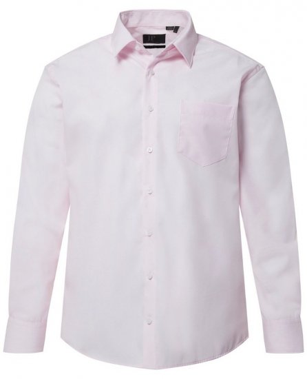 JP1880 Shirt Business Long Sleeve Pink - Hemden - Overhemden Grote Maten Heren