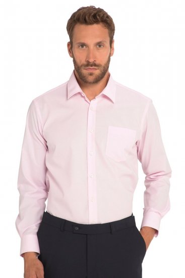 JP1880 Shirt Business Long Sleeve Pink - Hemden - Overhemden Grote Maten Heren
