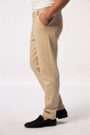 JP1880 New York Flexnamic Jersey chino Beige - Pakken - Grote Maten Kostuum Heren