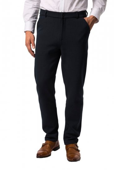 JP1880 New York Flexnamic Jersey chino Donkerblauw - Pakken - Grote Maten Kostuum Heren