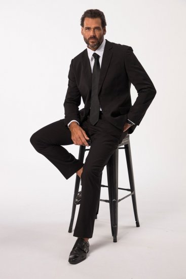 JP1880 Kelto Flexnamic Business Suit Black - Pakken - Grote Maten Kostuum Heren