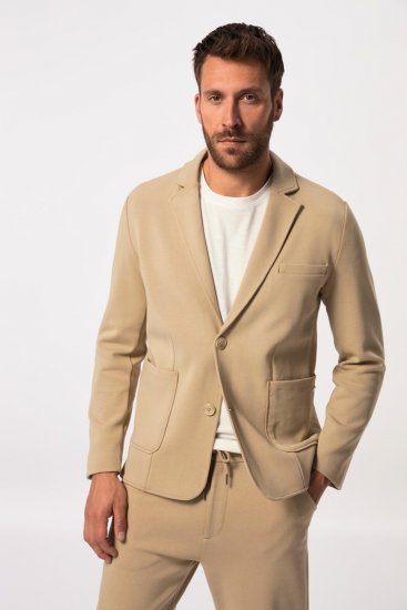 JP1880 New York Flexnamic Jersey colbert Beige - Pakken - Grote Maten Kostuum Heren