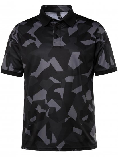 Jay-Pi QuickDry Golf Polo Shirt Camouflage Black - Sportkleding & outdoor - Grote Maten Sportkleding Heren