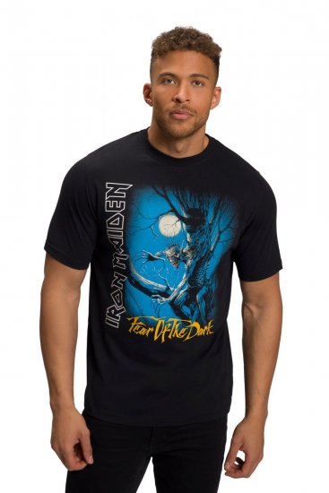 JP1880 Iron Maiden Graphic Comfort Fit Band T-Shirt Black - T-shirts - Grote Maten T-shirts Heren