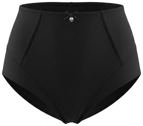 Ulla Popken 809385 Corrigerende slip met kant Zwart - Shapewear - 