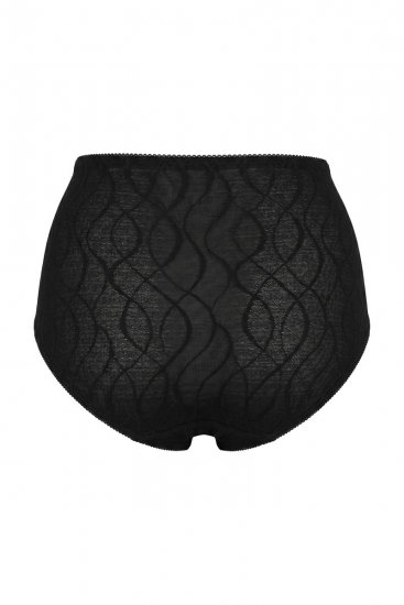 Ulla Popken 809385 Corrigerende slip met kant Zwart - Shapewear - 