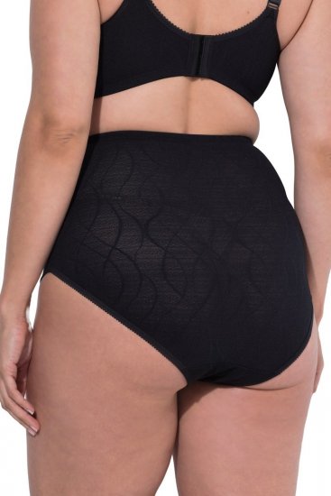 Ulla Popken 809385 Corrigerende slip met kant Zwart - Shapewear - 