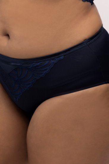 Ulla Popken 811602 Slips met kant Donkerblauw - Slips - 