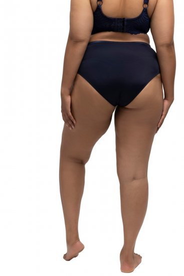 Ulla Popken 811602 Slips met kant Donkerblauw - Slips - 