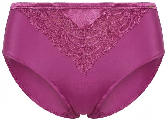 Ulla Popken 811602 Slips met kant Donkerpaars - Slips - 