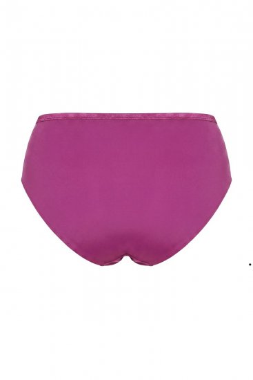 Ulla Popken 811602 Slips met kant Donkerpaars - Slips - 